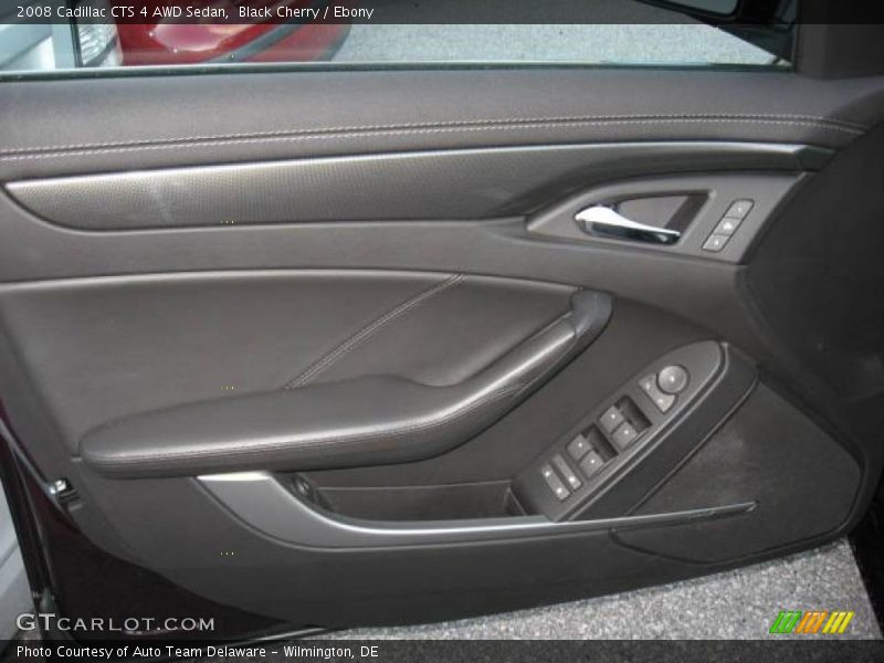 Black Cherry / Ebony 2008 Cadillac CTS 4 AWD Sedan