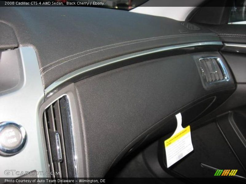 Black Cherry / Ebony 2008 Cadillac CTS 4 AWD Sedan