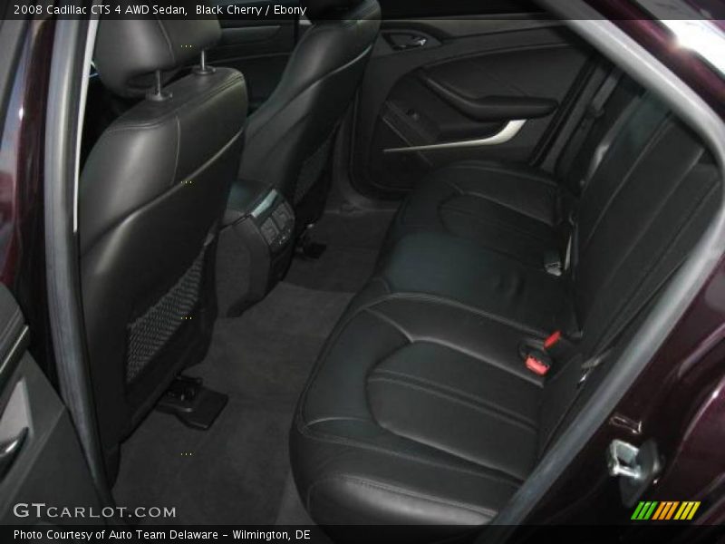 Black Cherry / Ebony 2008 Cadillac CTS 4 AWD Sedan