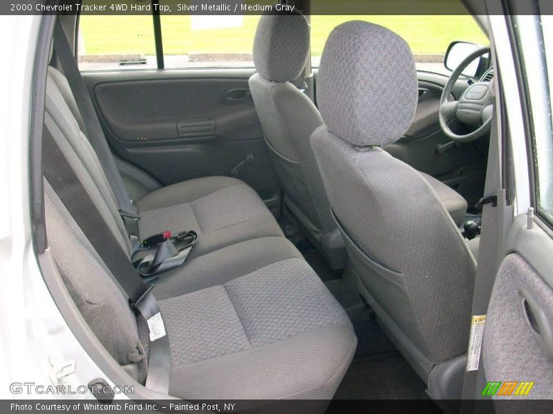 Silver Metallic / Medium Gray 2000 Chevrolet Tracker 4WD Hard Top
