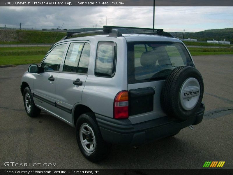 Silver Metallic / Medium Gray 2000 Chevrolet Tracker 4WD Hard Top