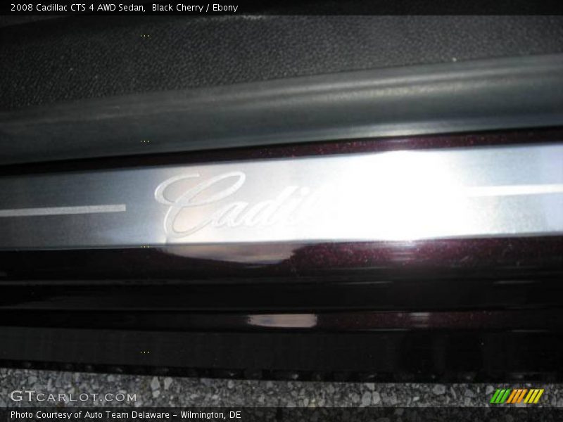 Black Cherry / Ebony 2008 Cadillac CTS 4 AWD Sedan