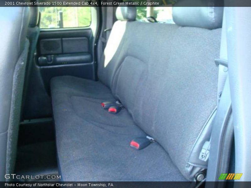Forest Green Metallic / Graphite 2001 Chevrolet Silverado 1500 Extended Cab 4x4