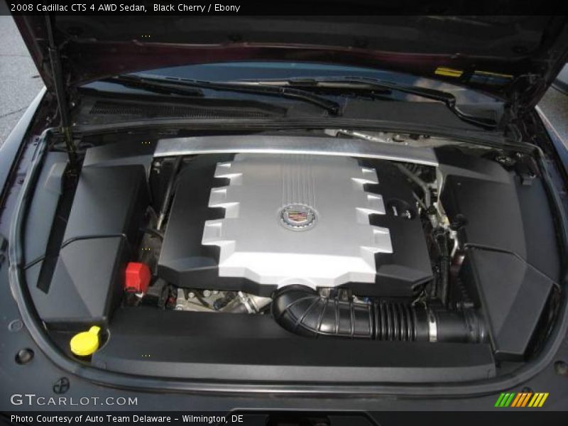 Black Cherry / Ebony 2008 Cadillac CTS 4 AWD Sedan