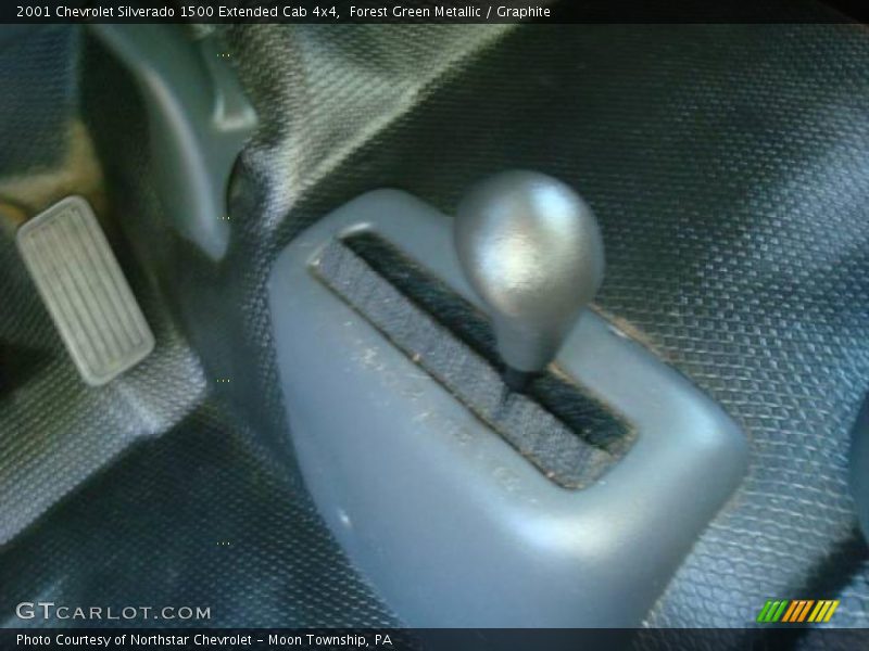 Forest Green Metallic / Graphite 2001 Chevrolet Silverado 1500 Extended Cab 4x4