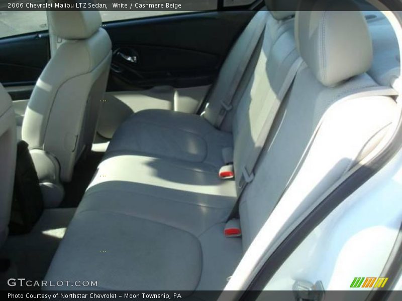 White / Cashmere Beige 2006 Chevrolet Malibu LTZ Sedan