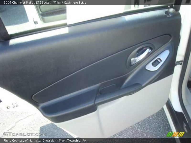 White / Cashmere Beige 2006 Chevrolet Malibu LTZ Sedan