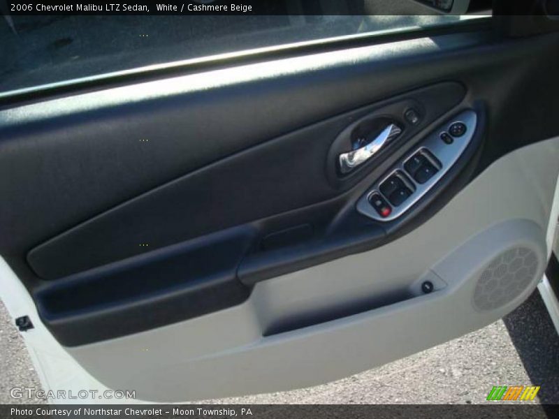 White / Cashmere Beige 2006 Chevrolet Malibu LTZ Sedan