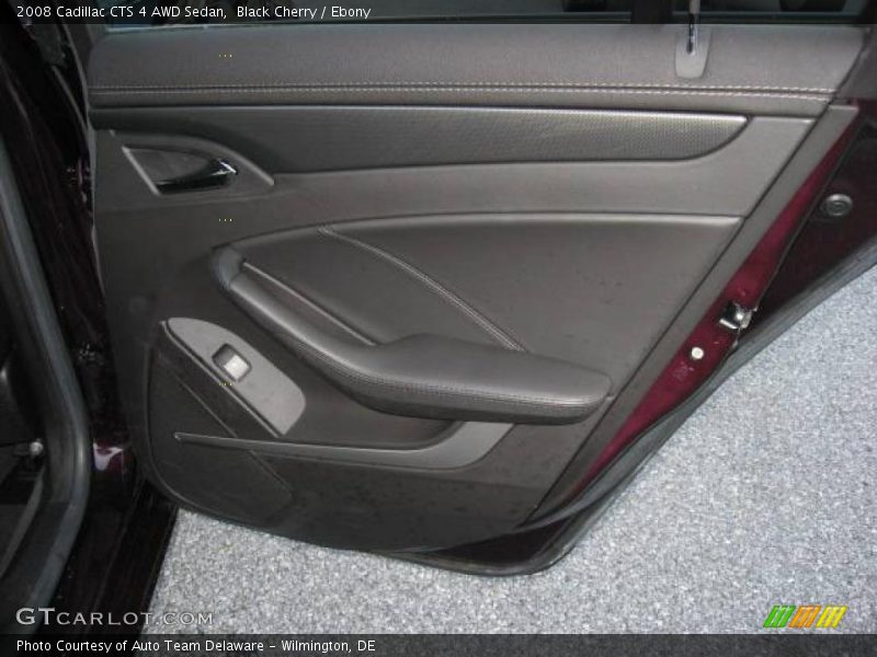 Black Cherry / Ebony 2008 Cadillac CTS 4 AWD Sedan