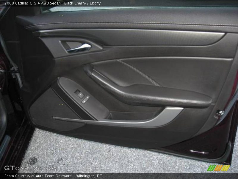 Black Cherry / Ebony 2008 Cadillac CTS 4 AWD Sedan