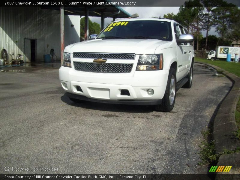 Summit White / Light Cashmere/Ebony 2007 Chevrolet Suburban 1500 LT