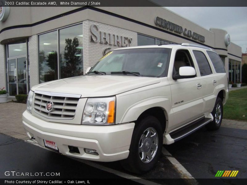 White Diamond / Shale 2003 Cadillac Escalade AWD