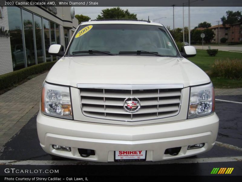 White Diamond / Shale 2003 Cadillac Escalade AWD
