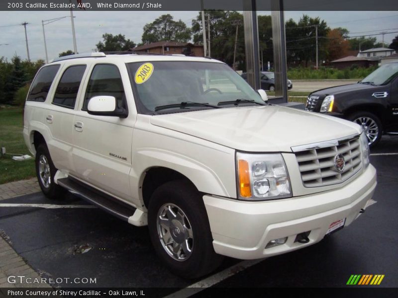 White Diamond / Shale 2003 Cadillac Escalade AWD