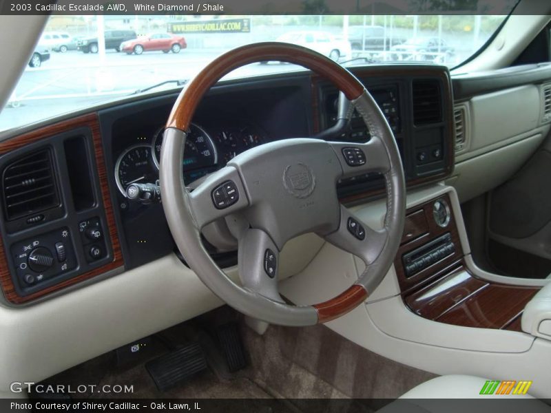 White Diamond / Shale 2003 Cadillac Escalade AWD