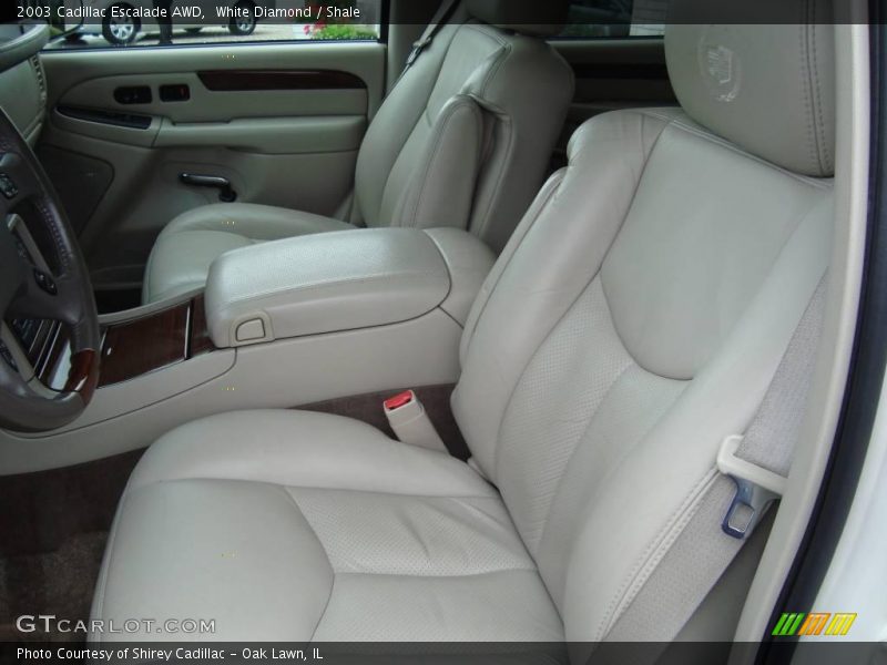 White Diamond / Shale 2003 Cadillac Escalade AWD