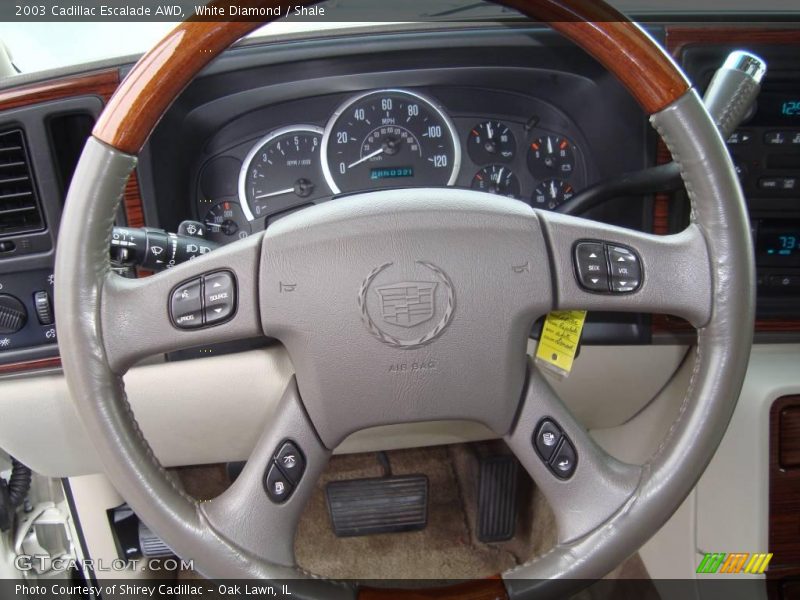White Diamond / Shale 2003 Cadillac Escalade AWD