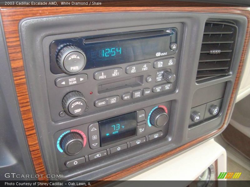White Diamond / Shale 2003 Cadillac Escalade AWD