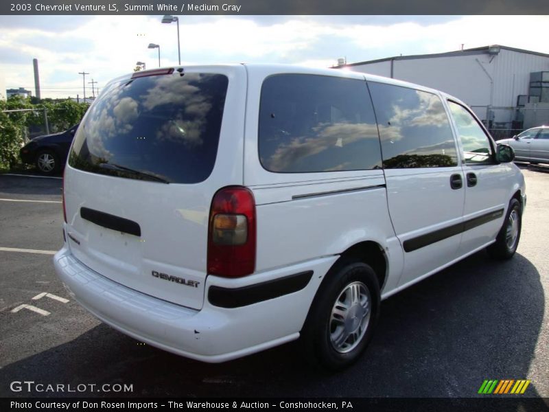 Summit White / Medium Gray 2003 Chevrolet Venture LS