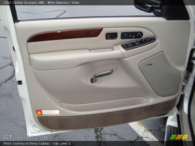 White Diamond / Shale 2003 Cadillac Escalade AWD