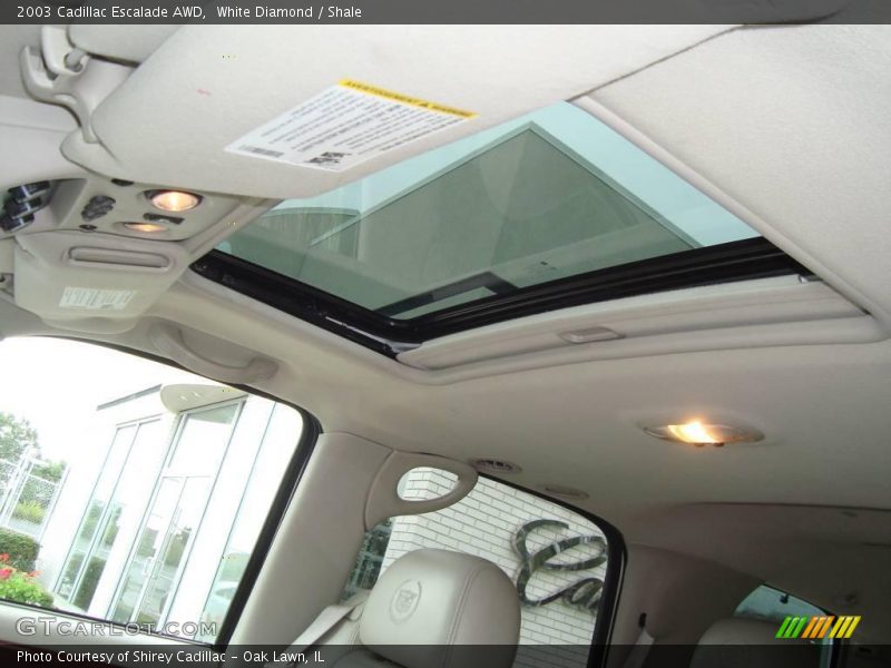 White Diamond / Shale 2003 Cadillac Escalade AWD