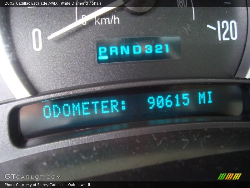 White Diamond / Shale 2003 Cadillac Escalade AWD