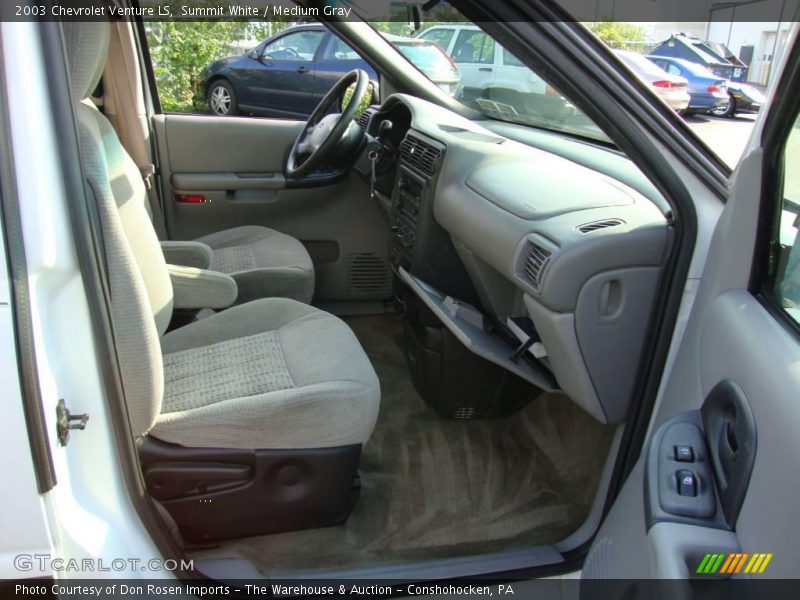 Summit White / Medium Gray 2003 Chevrolet Venture LS