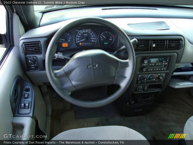 Summit White / Medium Gray 2003 Chevrolet Venture LS