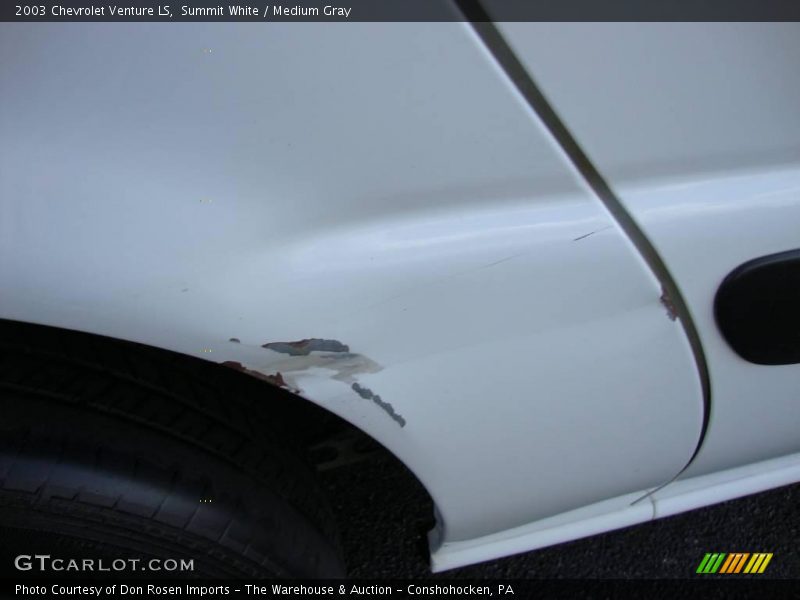 Summit White / Medium Gray 2003 Chevrolet Venture LS