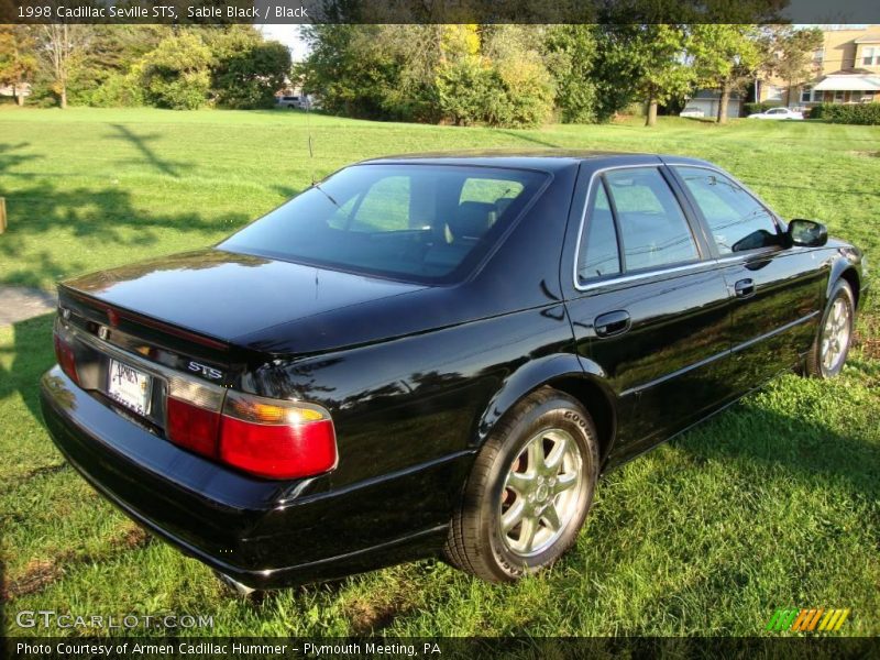 Sable Black / Black 1998 Cadillac Seville STS