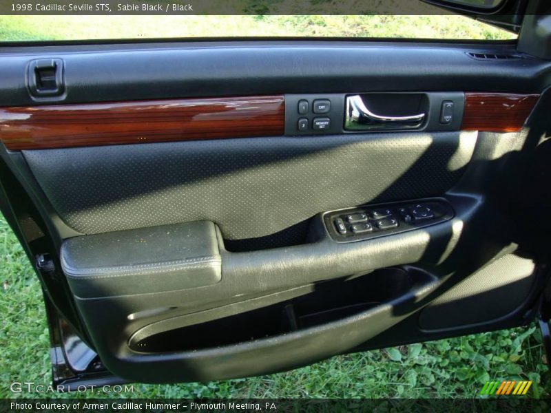 Sable Black / Black 1998 Cadillac Seville STS