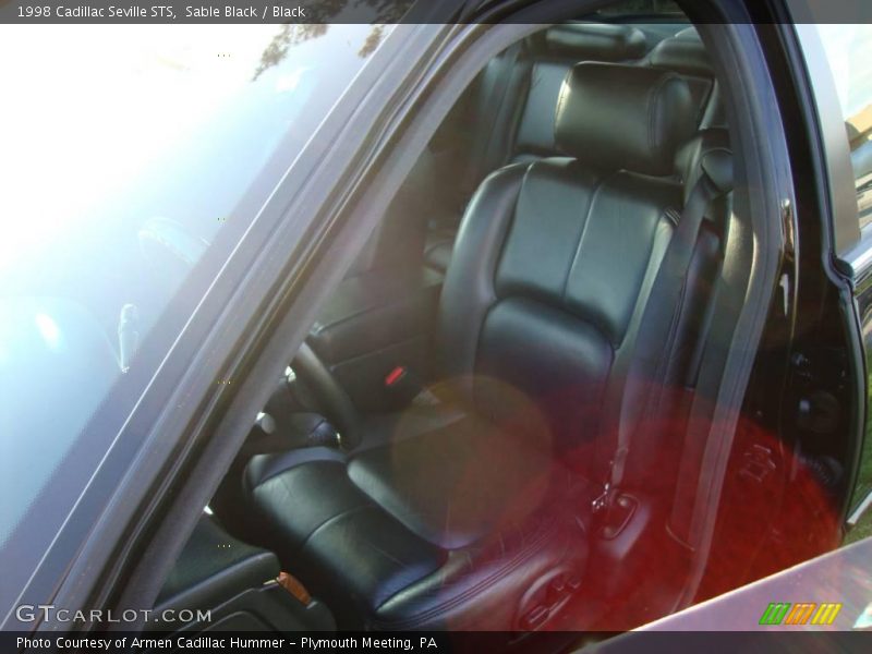 Sable Black / Black 1998 Cadillac Seville STS