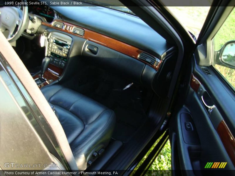 Sable Black / Black 1998 Cadillac Seville STS