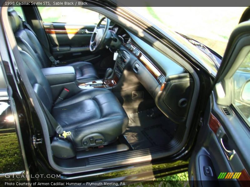 Sable Black / Black 1998 Cadillac Seville STS