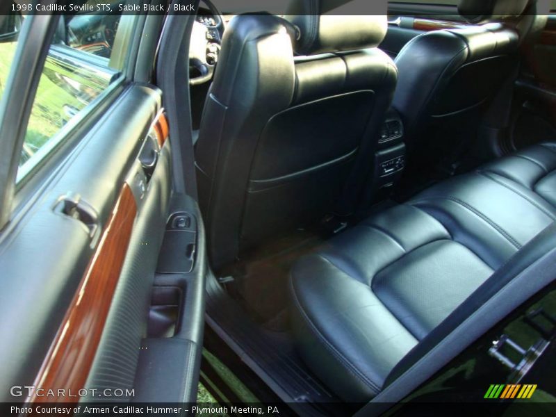Sable Black / Black 1998 Cadillac Seville STS