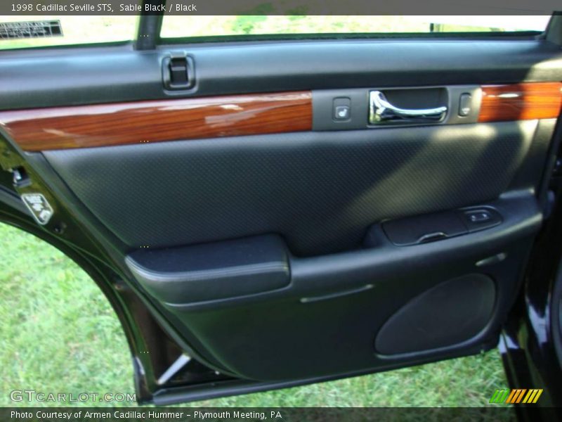 Sable Black / Black 1998 Cadillac Seville STS