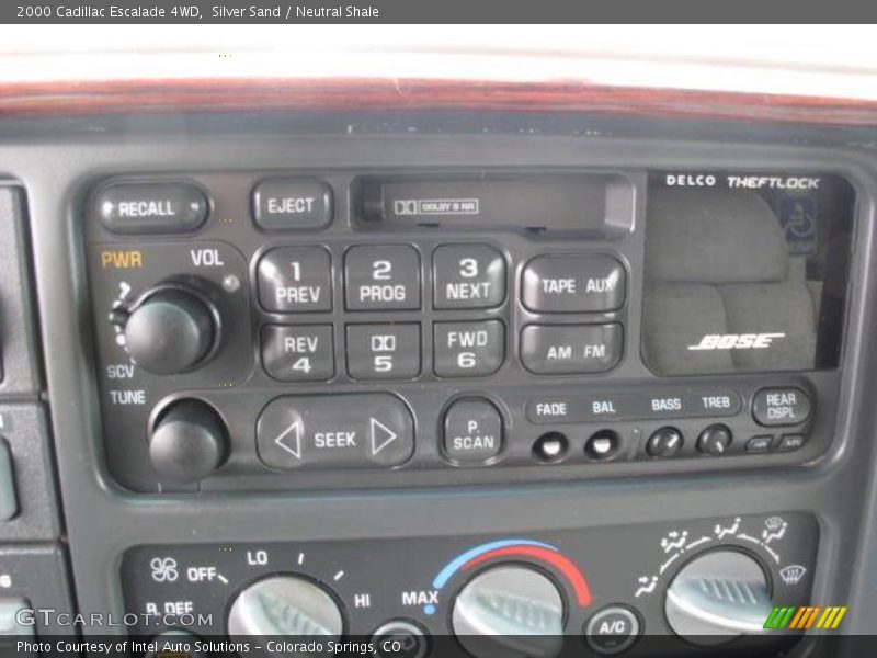 Silver Sand / Neutral Shale 2000 Cadillac Escalade 4WD