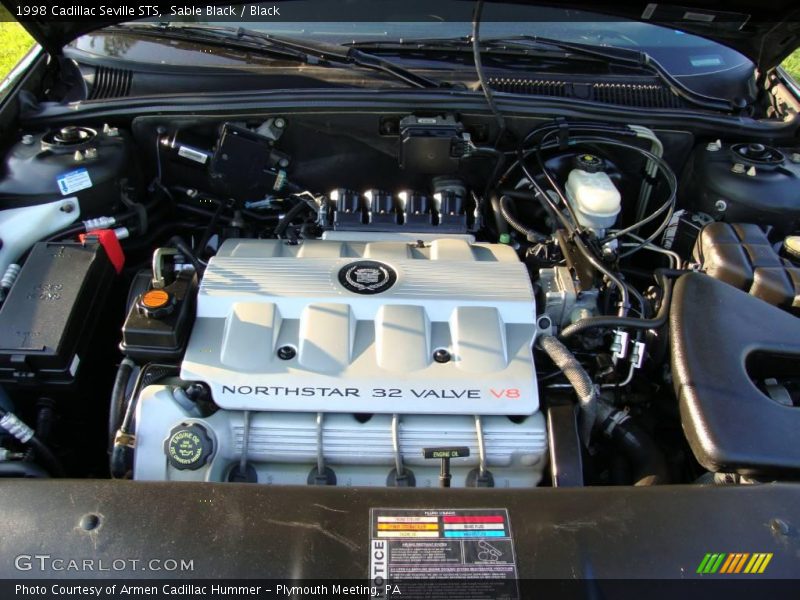 Sable Black / Black 1998 Cadillac Seville STS