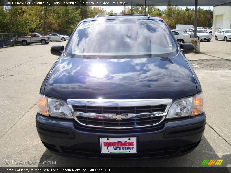 Dark Sapphire Blue Metallic / Medium Gray 2001 Chevrolet Venture LS