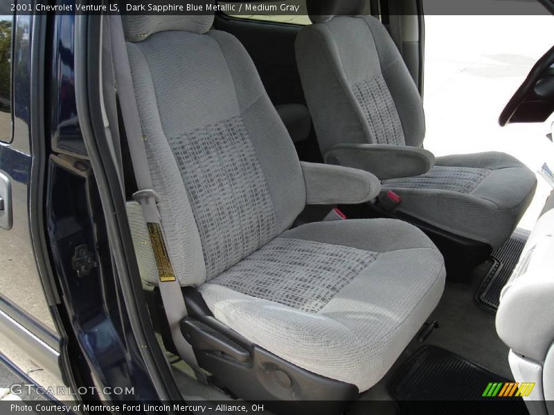 Dark Sapphire Blue Metallic / Medium Gray 2001 Chevrolet Venture LS