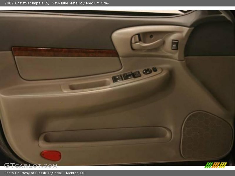 Navy Blue Metallic / Medium Gray 2002 Chevrolet Impala LS