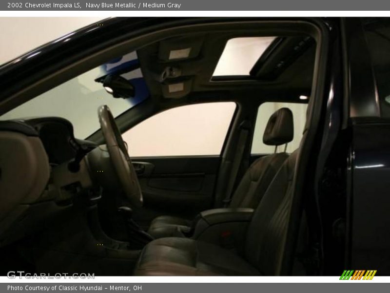 Navy Blue Metallic / Medium Gray 2002 Chevrolet Impala LS