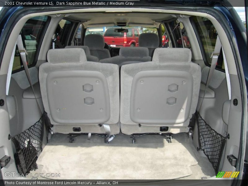 Dark Sapphire Blue Metallic / Medium Gray 2001 Chevrolet Venture LS