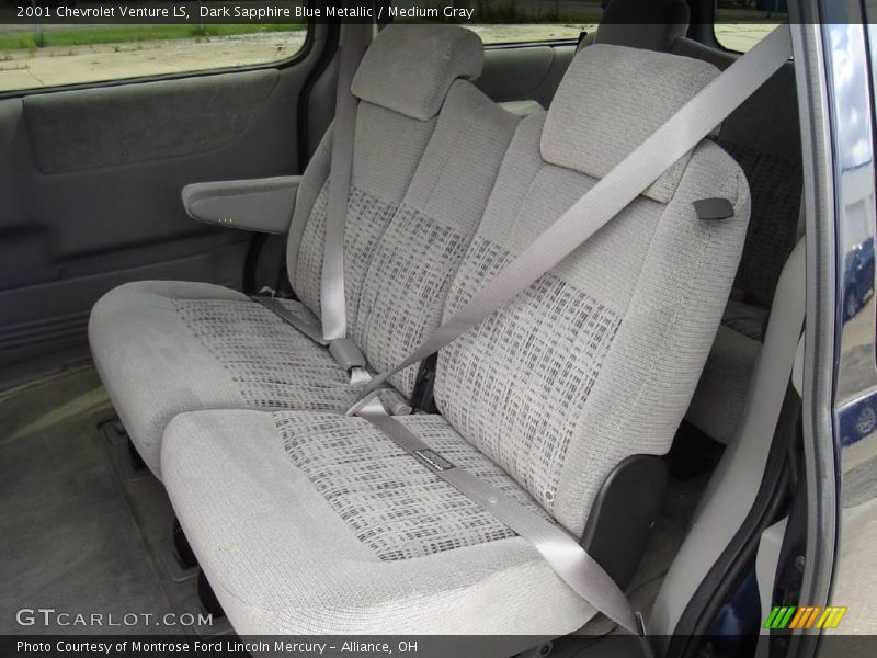 Dark Sapphire Blue Metallic / Medium Gray 2001 Chevrolet Venture LS
