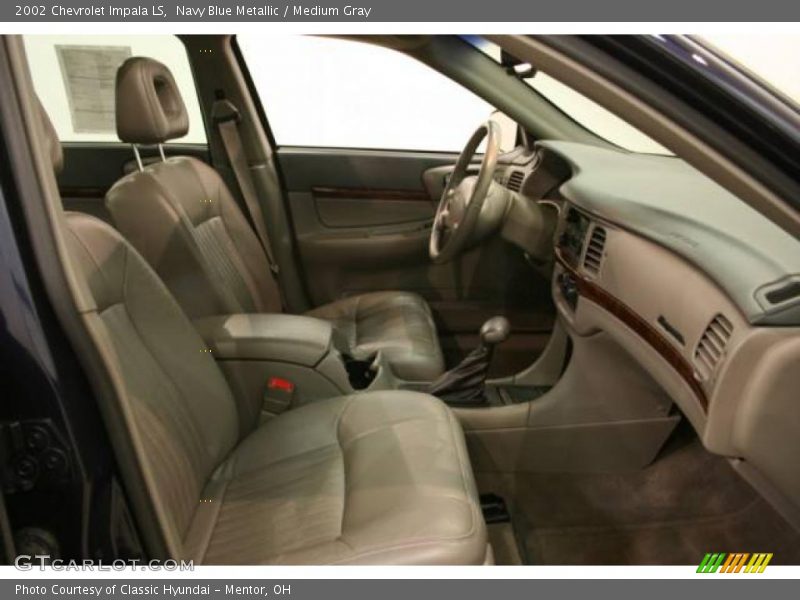 Navy Blue Metallic / Medium Gray 2002 Chevrolet Impala LS