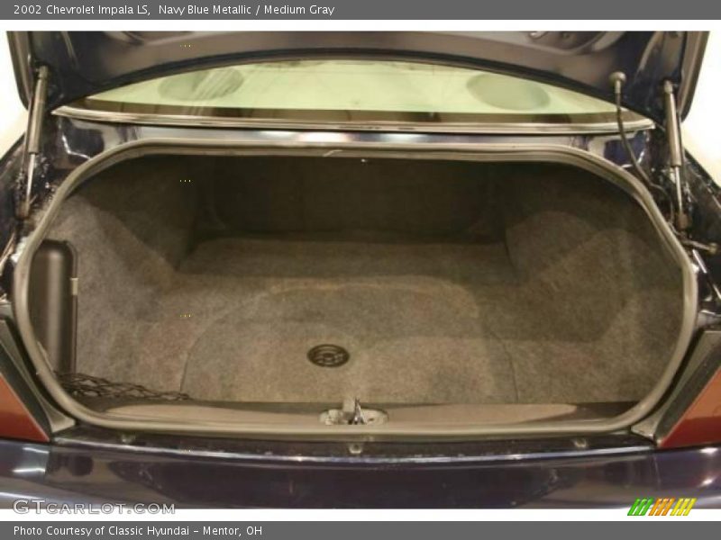 Navy Blue Metallic / Medium Gray 2002 Chevrolet Impala LS