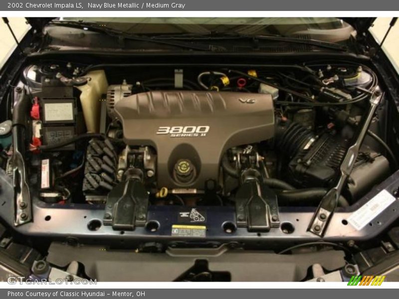 Navy Blue Metallic / Medium Gray 2002 Chevrolet Impala LS