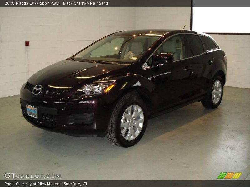 Black Cherry Mica / Sand 2008 Mazda CX-7 Sport AWD