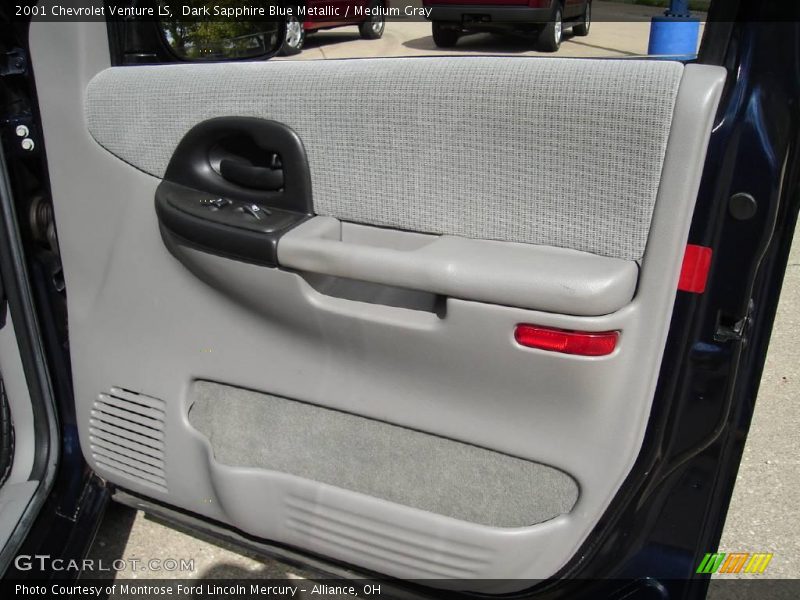 Dark Sapphire Blue Metallic / Medium Gray 2001 Chevrolet Venture LS