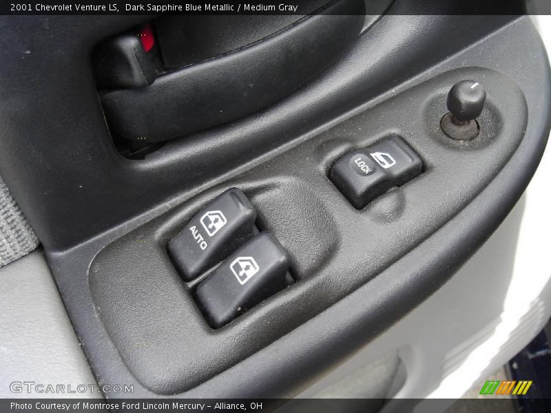 Dark Sapphire Blue Metallic / Medium Gray 2001 Chevrolet Venture LS